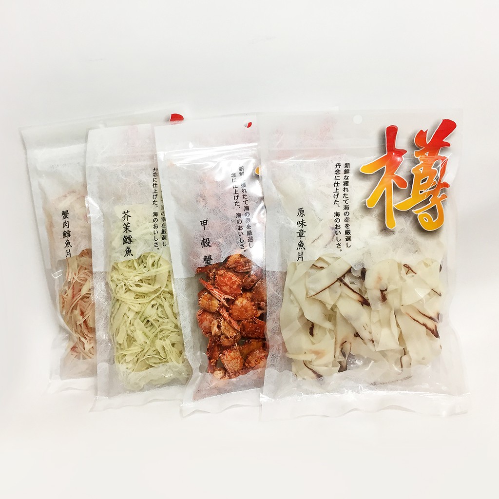 備南食品  樽 原味章魚片90g /辣味章魚片90g / 甲殼蟹 110g /綜合螃蟹魚乾 110g/ 小魚乾 110g