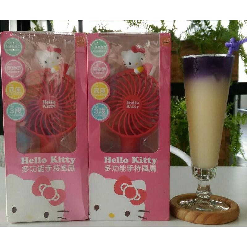 三麗鷗正版 凱蒂貓Hello Kitty手持風扇 全新品 京采唱片雜貨舖