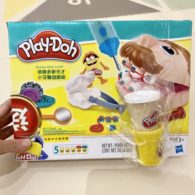 :::OH YEAH！:::『現貨』Play-Doh牙醫 培樂多新天才小牙醫遊戲組 多送兩小罐黏土 生日禮物耶誕禮物