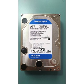 【WD】 WD20EZWX 藍標 3.5吋硬碟 2TB(二手良品)