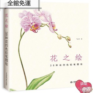 蜜柚花之繪38種花的色鉛筆圖繪飛樂鳥的色鉛筆手繪入門繪畫教程彩色鉛筆圖繪入門教程彩鉛畫植物繪畫教程技法