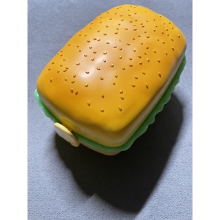 漢堡造型便當盒/收納盒/野餐盒/樂扣/水果盒/點心盒/多層/耐熱耐冷/保鮮盒