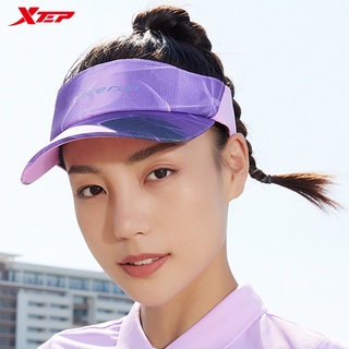 【特步 xtep】2022新款 運動跑步帽 三色任選 舒適 透氣 情侶 太陽帽 遮陽帽 網球帽 戶外遮臉帽 特步官方直營