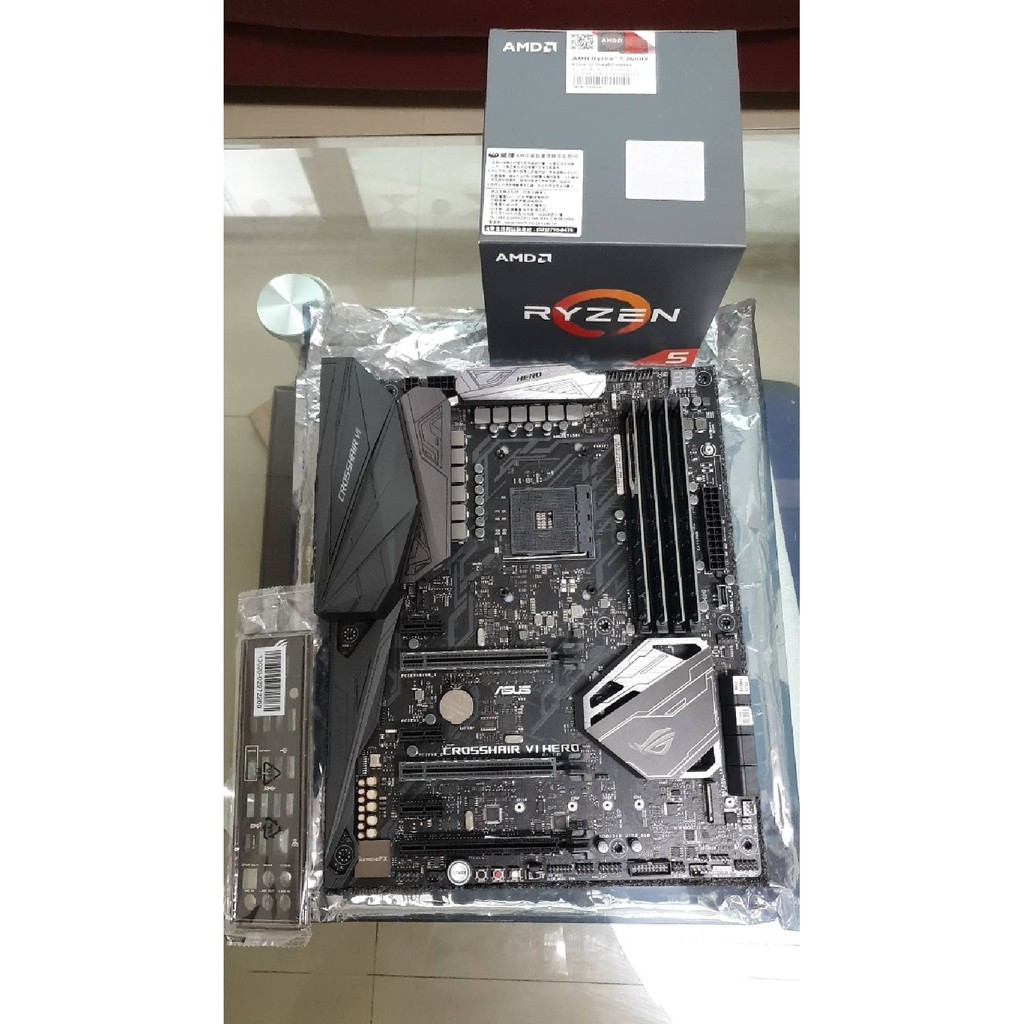 AMD Ryzen5 2600X+ASUS ROG CROSSHAIR VI HERO+DDR4-2666 8G*4