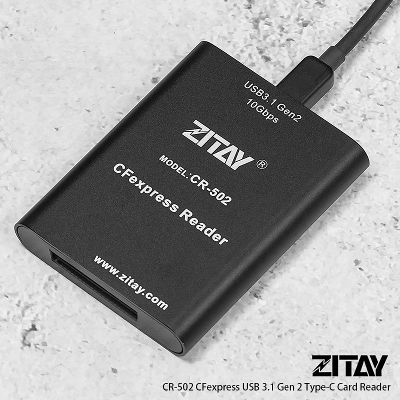 ◎兔大叔◎ 含稅 希鐵 ZITAY CR-502 USB3.1 Gen2 CFexpress 讀卡機 Type-C接頭