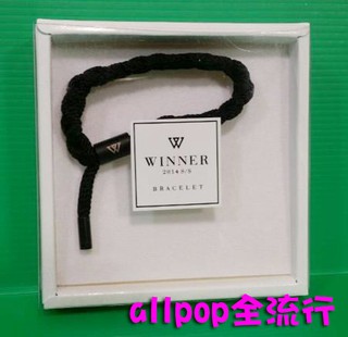 ★allpop★ WINNER [ 2014 S/S 手鍊 (黑) ] 南泰賢款 現貨 官方週邊