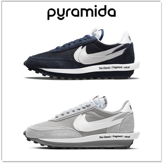 Puramida-Fragment Design x Sacai x Nike LDWaffle 三方聯名 灰白 白藍