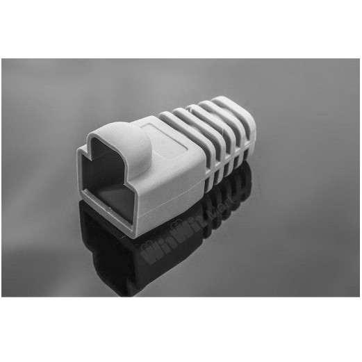 【QQMart】RJ45 保護套 水晶頭護套 網線水晶頭保護套 塑料套 cat5e cta6 防塵套