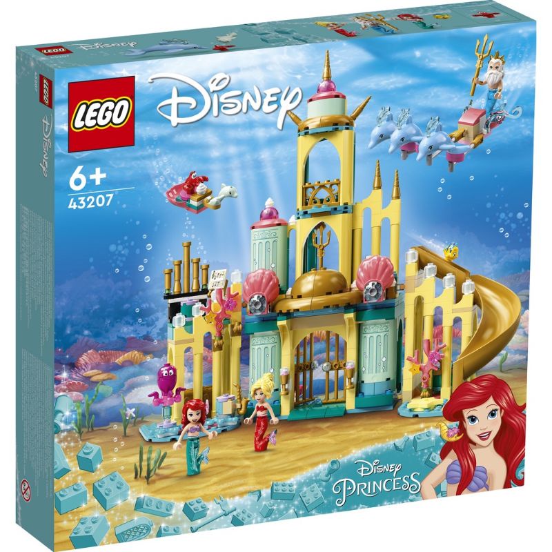 二拇弟 樂高 LEGO 43207 迪士尼 Ariel's Underwater Palace