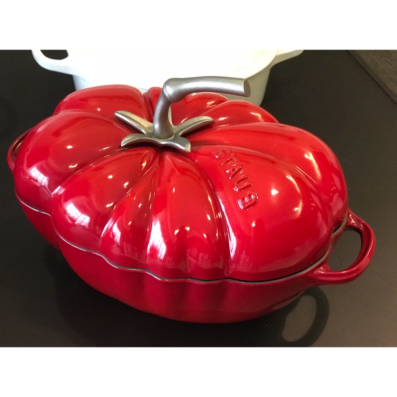 保留中勿下單 Staub 法國製造蕃茄鑄鐵鍋 保證真品