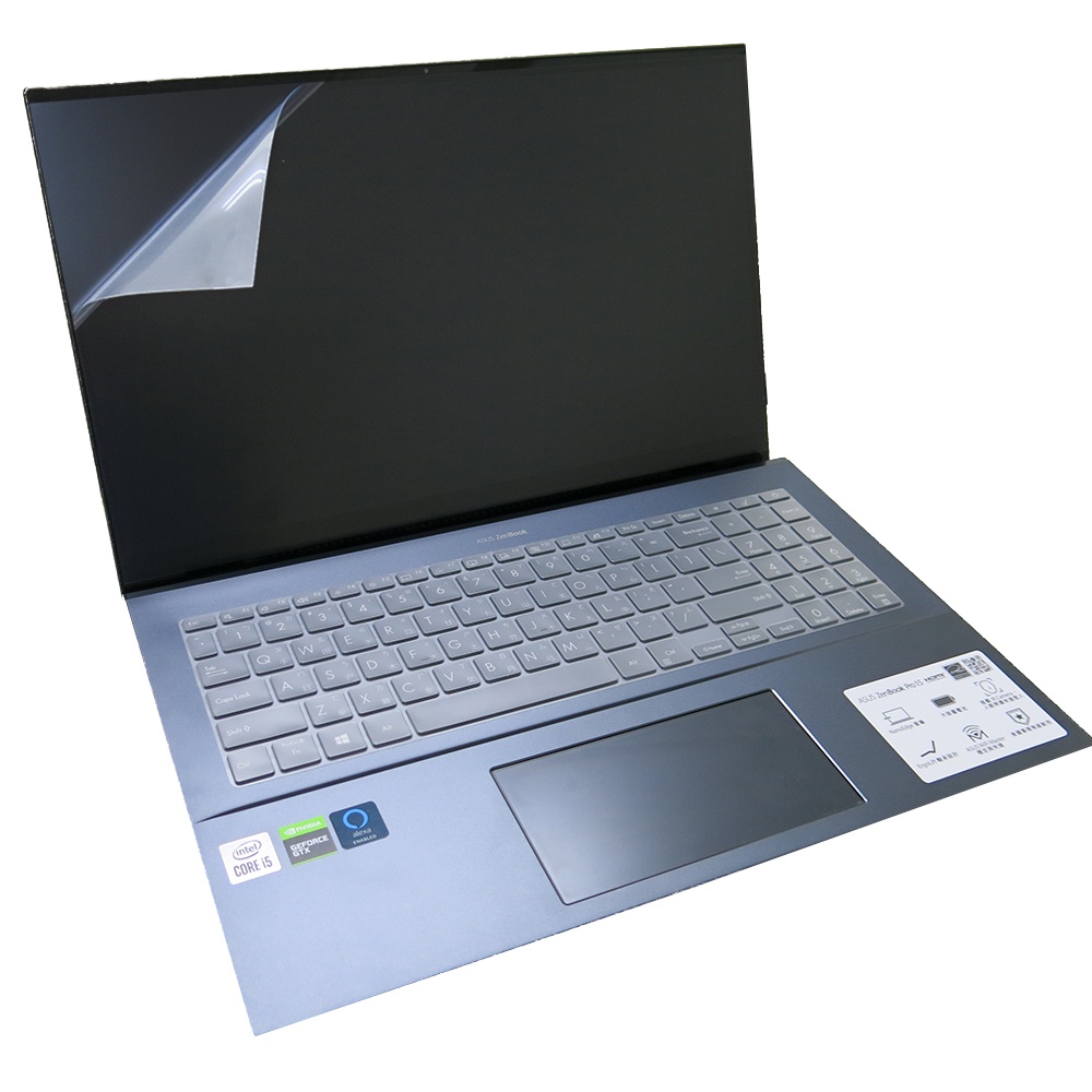 【Ezstick】ASUS ZenBook Pro 15 UX535 靜電式 螢幕貼 (可選鏡面或霧面)