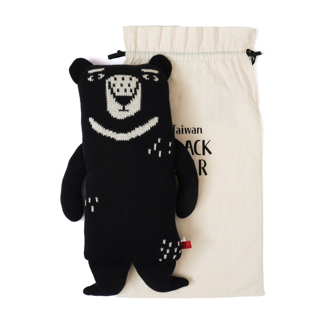 【知音文創】來趣找黑熊．黑熊．編織布偶．玩偶．娃娃
