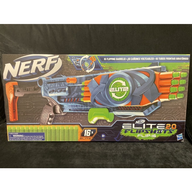 《$uper Toys》全新現貨 孩之寶 NERF 菁英系列 急速翻轉16射擊器 軟彈槍 玩具槍 翻轉 射擊器