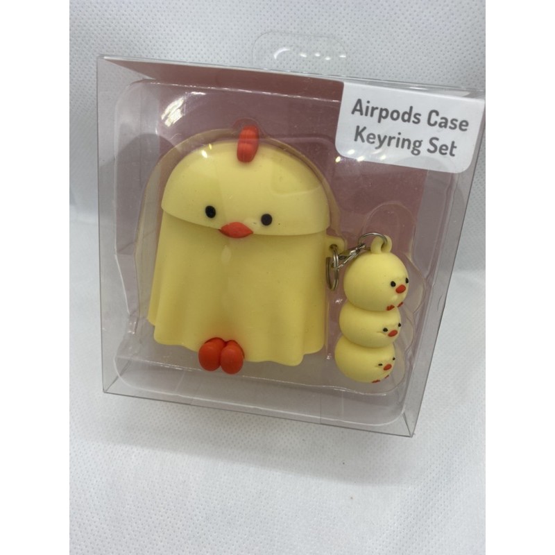 全新韓國ROMANE Peep Peep小雞AirPods1代2代矽膠保護套