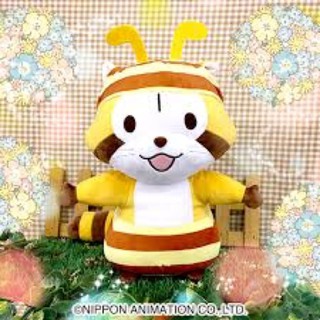 ☆瘋娃舖☆抓樂霸 日本景品 Toreba 小浣熊 拉斯卡爾 Rascal 小浣熊景品 小浣熊蜜蜂款 小小浣熊 生日禮物