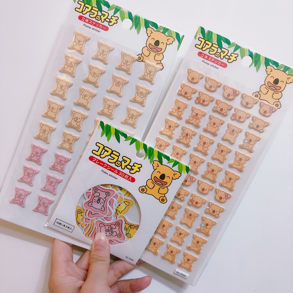 貼紙 日本 lotte 樂天小熊餅乾 限量商品 現貨