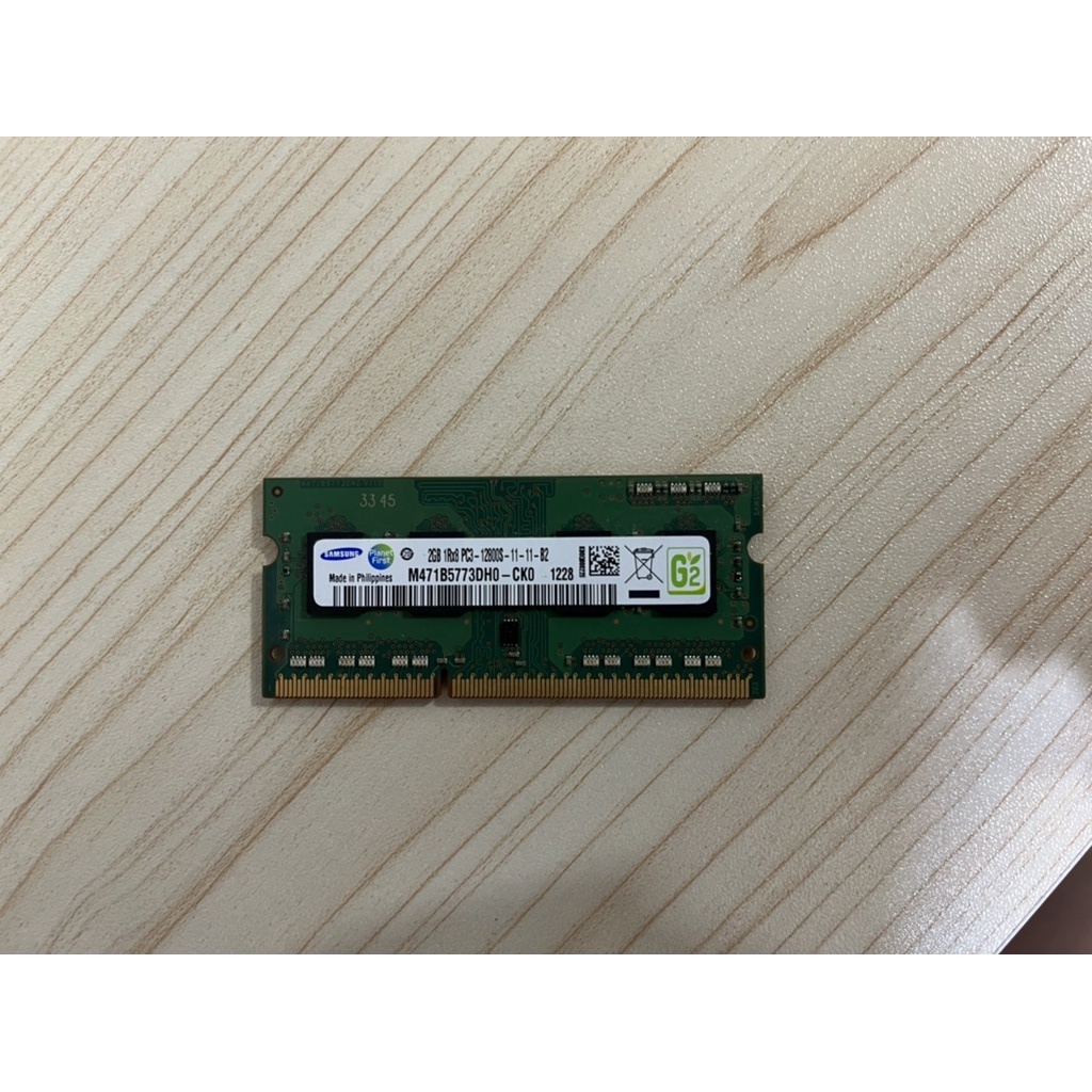 三星Samsung DDR3-1600 2G 筆電記憶體