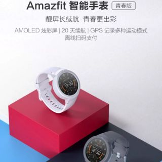 AMAZFIT 華米 智能手錶 青春版 智慧 AMOLED GPS 運動 更換錶盤 出清 拍賣