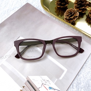 木紋紫薄鋼平光眼鏡 知名光學鏡框 造型鏡框 配近專用眼鏡 批發價 (方框/全框) 15367
