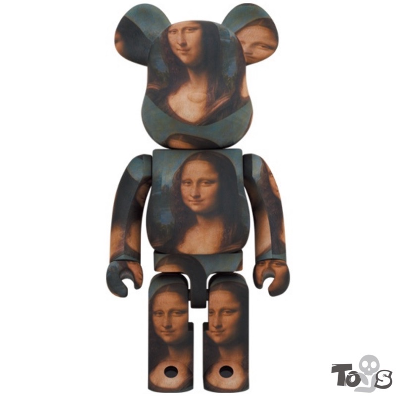 （現貨）BE@RBRICK 庫柏力克熊 蒙娜麗莎 Mona Lisa 1000% 藝術家 正版 公仔 潮玩  玩具有毒