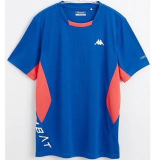 【KAPPA】 短衫 排汗衣 短袖T恤 藍紅 #A072-0542-5
