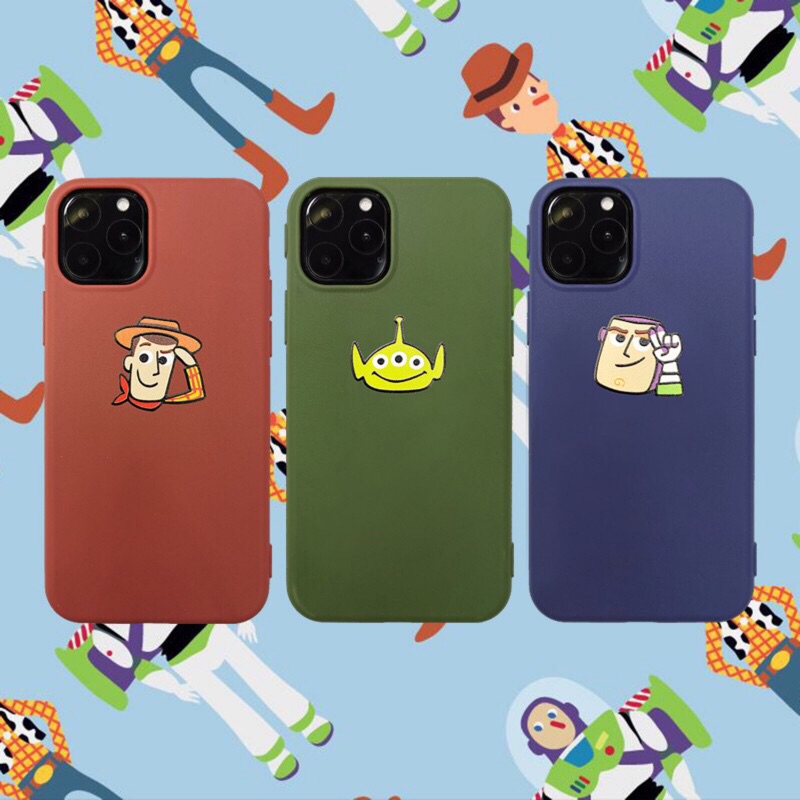 I PHONE 11 PRO MAX/XS/XR/8/7/6  超可愛玩具總動員手機殼，經典角色，霧面手機殼，霧面防摔殼