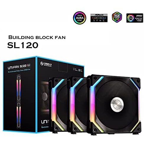 [嚴選電競] LIAN LI 聯力 UNI FAN 積木風扇 SL120 SL120-3B