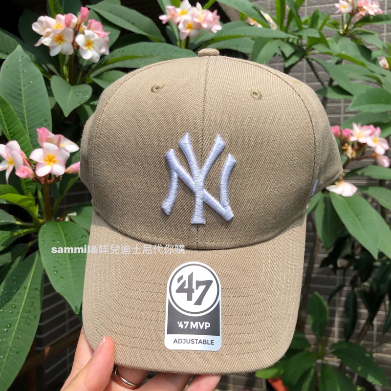 Sammi美國代購-MLB 美國大聯盟 NY 47 繡字 紐約洋基帽/棒球帽