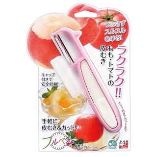 | 現貨|日本製 燕三條 下村工業 水蜜桃🍑番茄🍅軟皮削皮刀 刨刀