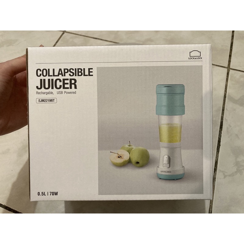 ★ 全新★ Lock&Lock 樂扣樂扣隨行摺疊果汁機EJM221  500ml
