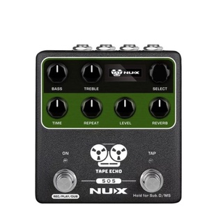 【傑夫樂器行】NUX NDD-7 Tape Echo 磁帶延遲效果器 空間系單顆 原廠公司貨 NDD7 贈變壓器 免運