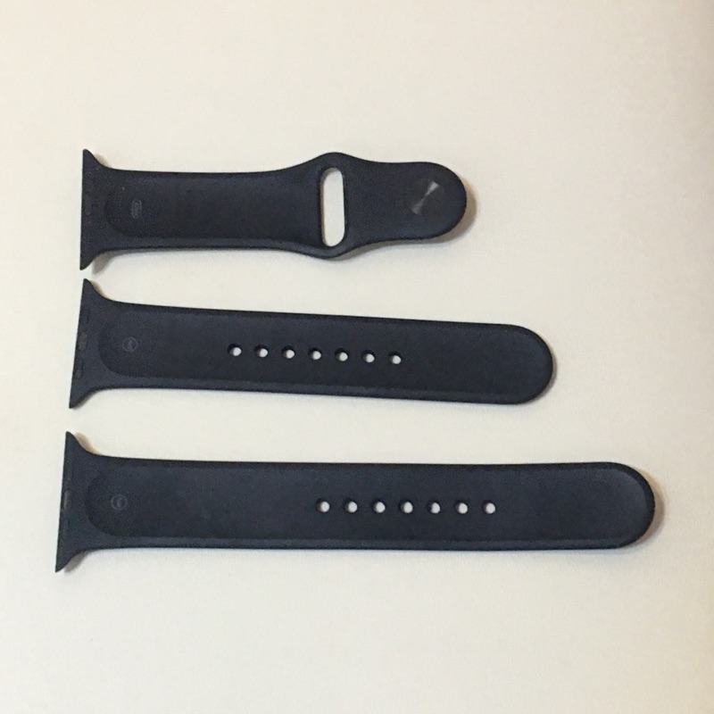 二手 Apple Watch 黑色 原廠 錶帶 一組三條（長版短版扣帶）42mm 44mm使用