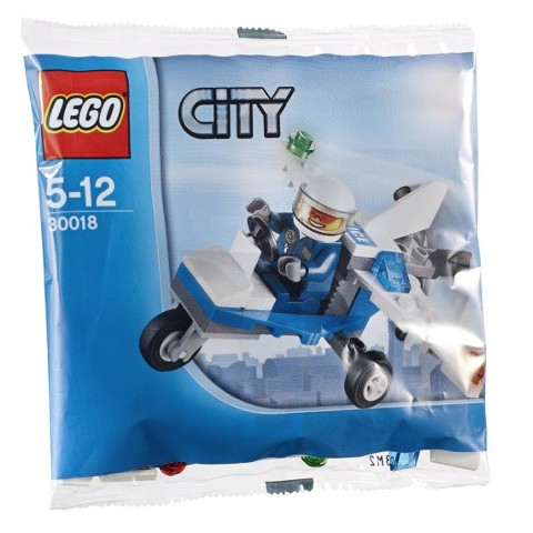 《Brick Factory》全新 樂高 Lego 30018 City 城市 Police Plane 警察飛機