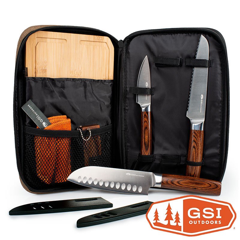 【美國 GSI】RAKAU Knife Set 戶外刀具七件組 90106 露營 野炊 料理 刀具 料理工具