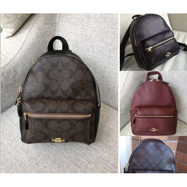 Coach 後背包38302 38263 C紋 素面肩背包女包書包單肩包 蝦皮購物