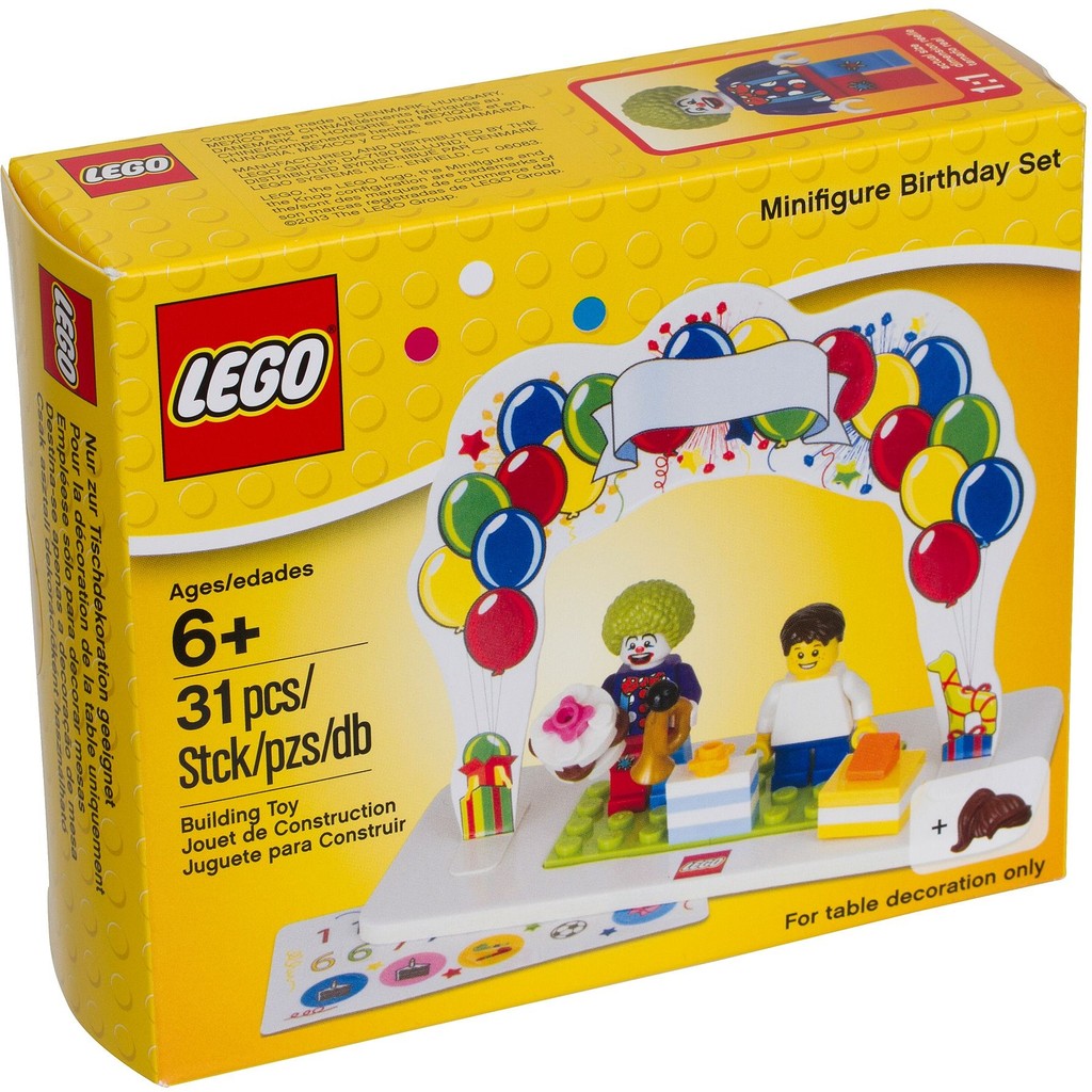 LEGO 樂高 850791 LEGO Minifigure Birthday Set 全新 生日組