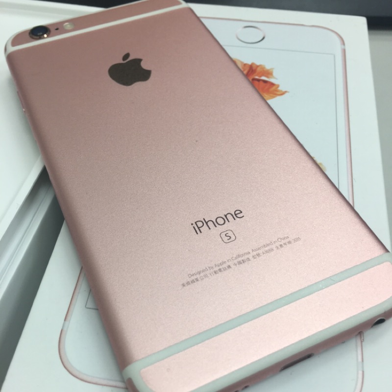 Apple iPhone 6s 64G 玫瑰金  原廠殼 iPhone6s 二手 全機包膜 台灣公司貨