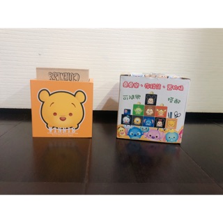 全新正版pooh小熊維尼 跳跳虎 小豬 Tsum Tsum 木製疊疊樂存錢筒 Disney 迪士尼存錢筒 置物盒 置物桶