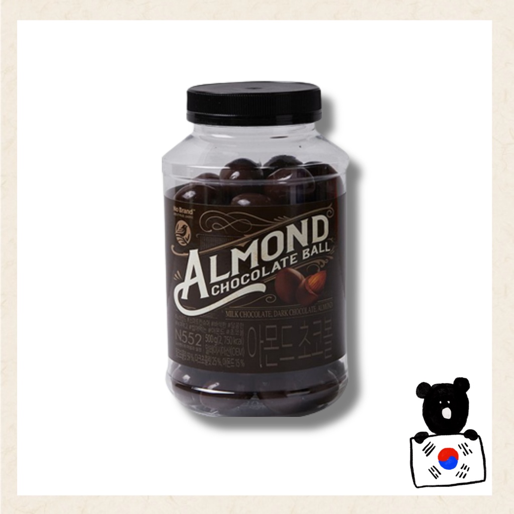 [No brand] 🍫杏仁巧克力球🍫 Almond Chocolate Ball 500g 現貨 韓國果子/食品