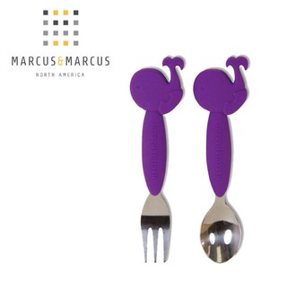 加拿大 Marcus & Marcus 不鏽鋼叉匙餐具組 /鯨魚