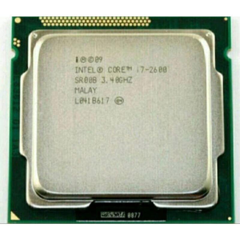 Procesor 英特爾酷睿 i7 2600 3.40Ghz 托盤插座 1155