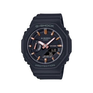 CASIO卡西歐 G-SHOCK時尚八角輕薄 消光黑 GMA-S2100-1A/42.9mm