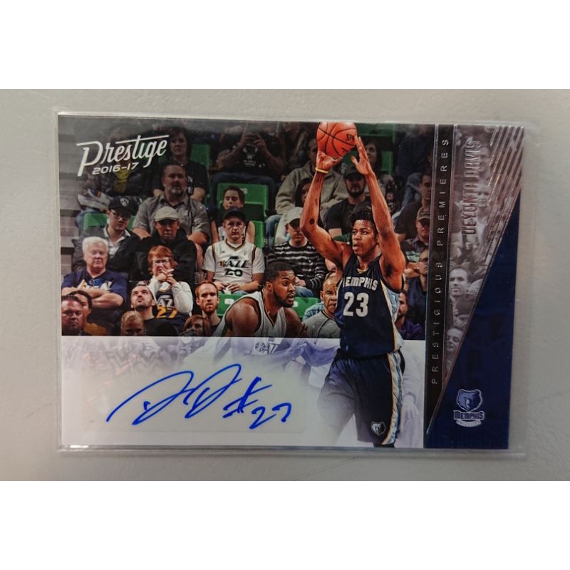 NBA 籃球 PANINI PRESTIGE DEYONTA DAVIS 簽名卡 球員卡