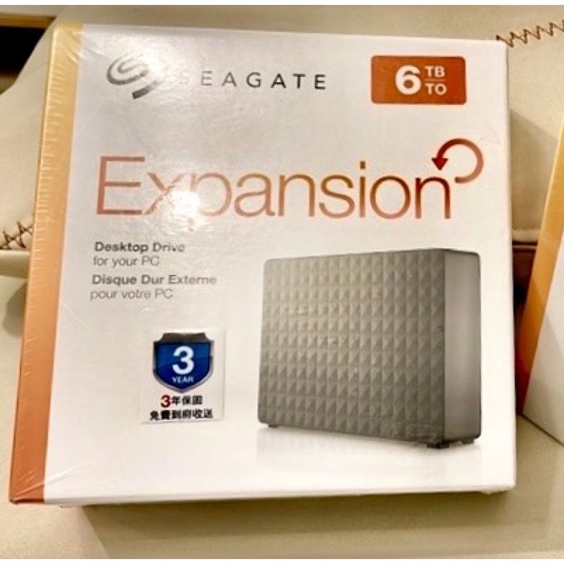 （二手） Seagate 希捷 expansion 6TB 外接硬碟 尚有保固