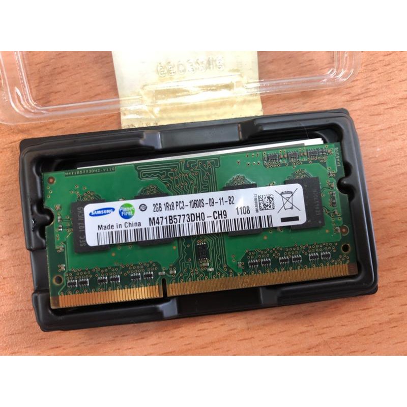 SAMSUNG 2G DDR3 1333MHZ M471B5773DH0-CH9 筆電/NB 記憶體