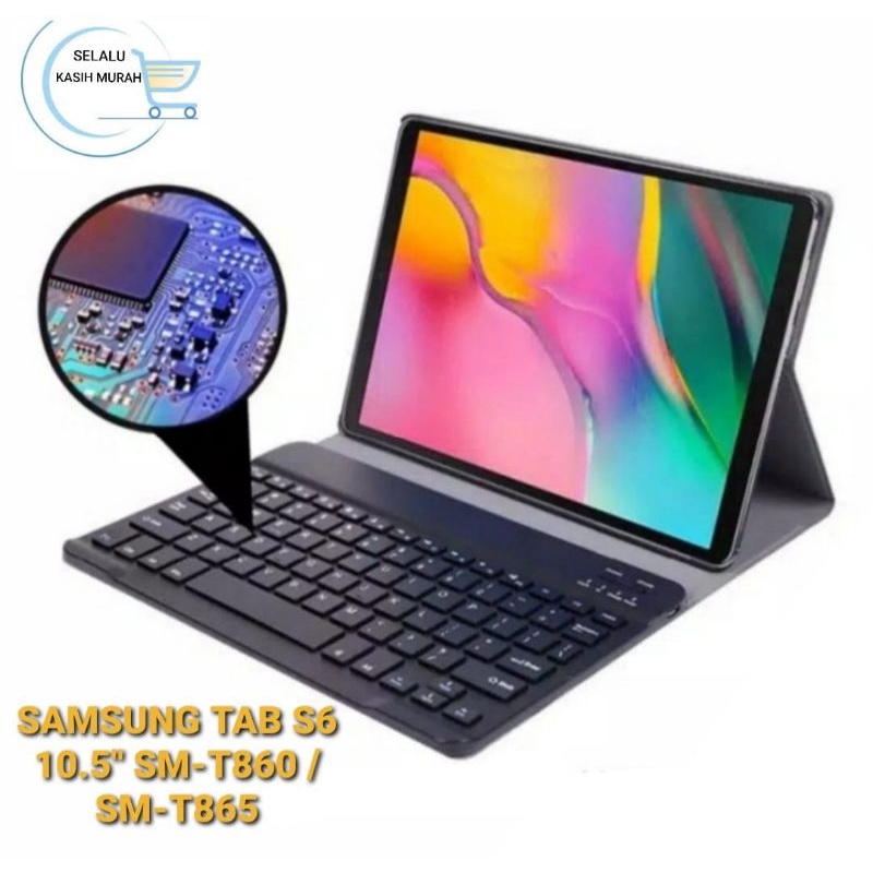 SAMSUNG 翻蓋鍵盤三星 Galaxy Tab S6 SM-T860 SM-T865