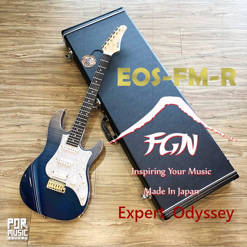 【搖滾玩家樂器】全新 公司貨 富士弦 FGN EOS-FM-R NBG FUJIGEN EOS 系列 電吉他 日廠 硬盒