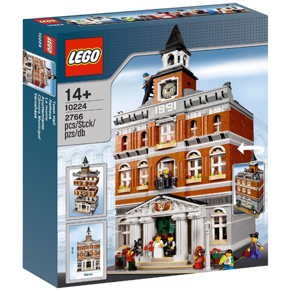 【亞當與麥斯】LEGO 10224 Town Hall*