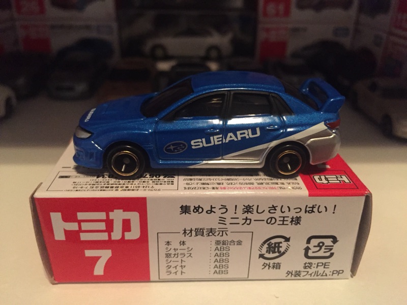多美小汽車tomica No 7 速霸陸subaru Impreza Wrx Sti 4door Group R4盒損 蝦皮購物