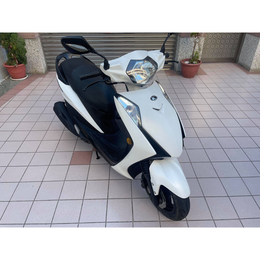 【幽浮二手機車】KYMCO GSENSE125 紳士125 4V引擎  珍珠白 2018年出廠【999元牽車專案開跑 】